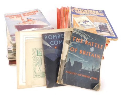 Various Battle of Britain Shipping and wireless type magazines, to include the Battle of Britain Bomber Command and Eighth Ar