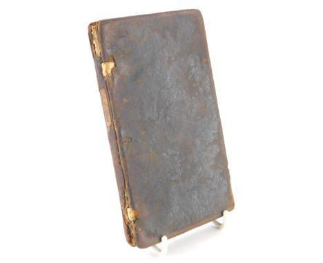 manuscript.- Wright (Thomas) A CALL TO REPETANCE OR A WARNING BEFORE JUDGEMENT in a formal hand, contemporary calf, rubbed, 8