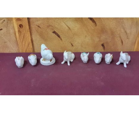 Collection of W.H. Goss crested China and other W.H. Goss, plus two Carlton ware Australian design gift sets