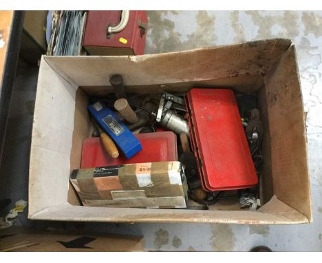 One box of assorted hand tools
