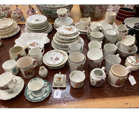 Large collection of commemorative and crested china including W H Goss