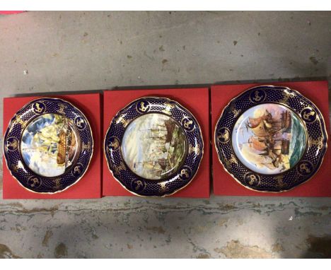 Crest ware, Spode tea ware and presentation plates, plus other china