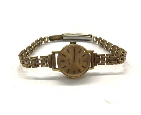 Omega Genève gold plated ladies wristwatch