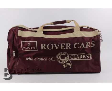 Rover Motor Company Advertising Sports Bag, as promoted by Clark's Garages, circa 1970's Classic Rover period, quite scarce t