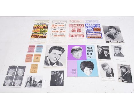 A Collection of 1960 original Handbills / Flyers - Programmes and tickets and photocards. Star Scene 65 original fold out pos