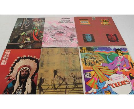 A collection of 12 vinyl lp records. 70s Prog / Rock including - 1. Dave Mason Alone Together - fold out sleeve - SHTC 251 ve