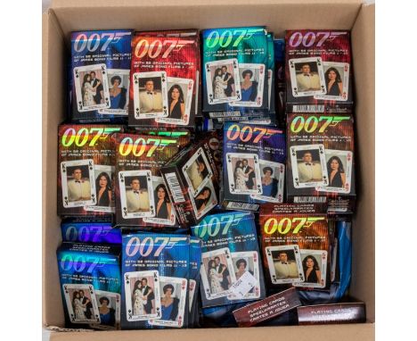 Collection of 007 Collection Playing Cards (British Airways First Class Gift) 2002 Eon Productions - 27 x packs of the red fi