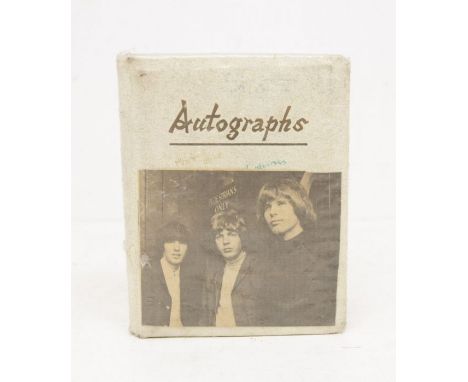 Autograph Book 1960s with genuine signatures obtained by the vendor herself. ( please see other lots of this vendors items in
