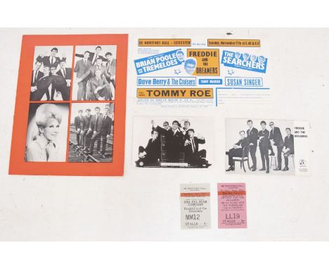 Freddie &amp; the Dreamers - Brian Poole and the Tremeloes Original Handbill / Flyer / Concert Programme Tickets and Photocar
