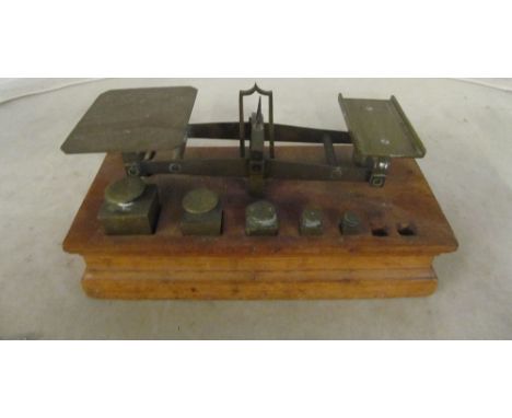 A pair of postal scales