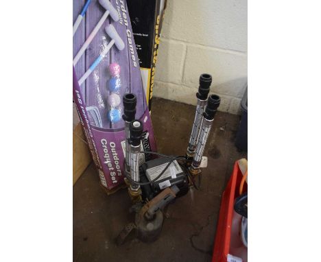 MONSOON ELECTRIC PUMP AND A VINTAGE BLOW LAMP (2)