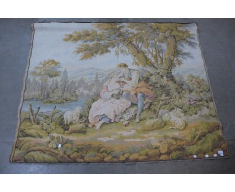 A Brussels style wall hanging tapestry 