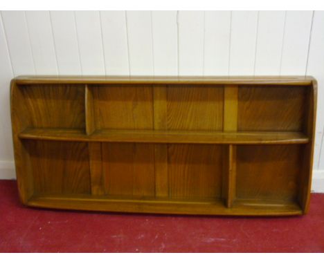 Ercol wall mounted plate rack