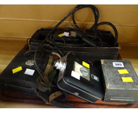 A parcel of vintage scientific instruments