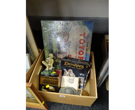 A parcel of Lord of the Rings collectors items etc & the board game Totopoly