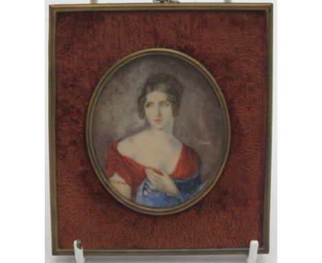 A portrait miniature.