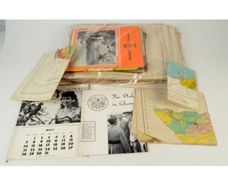 Mining interest, collection of geological maps (Canada, Quebec, Rhodesia) and large quantity of South African mining material