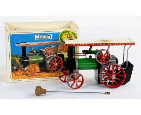 A MAMOD SPIRIT FIRED TRACTION ENGINE, BOXED