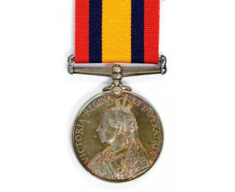 QUEEN'S SOUTH AFRICA MEDAL 2728 SERJT R WARD 6/DRGN GDS