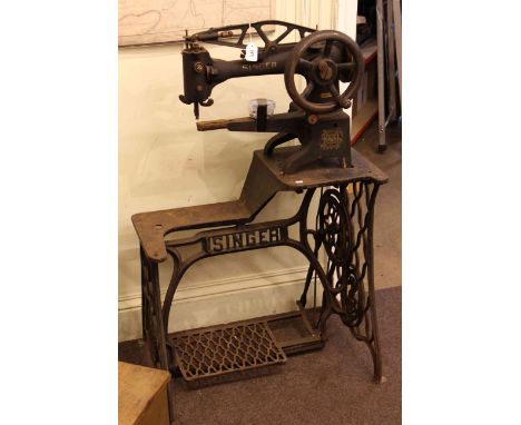 Vintage Singer cast treadle sewing machine