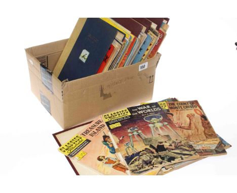 Collection of Classics Illustrated and other vintage comics