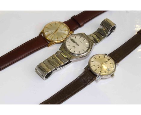 Tissot wrist watch and two other watches