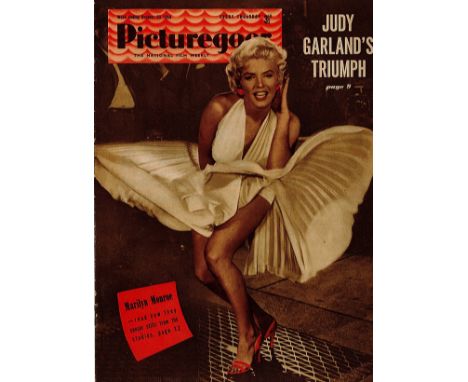 Picturegoer Vintage Magazine Marilyn Monroe front cover portrait dated 23rd Dec 1954. Good condition. All autographs come wit