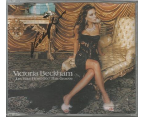 Victoria Beckham signed Let Your Head Go/This Groove CD sleeve disc included. Good condition. All autographs come with a Cert