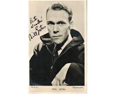 Businessman, Bill Gates Sr. signed 6x4 vintage black and white photograph dated 1953 on the reverse. William Henry Gates II (