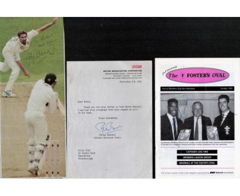 Sport Collection including various signatures and items such as programmes, photos, magazine covers, letters, news articles a