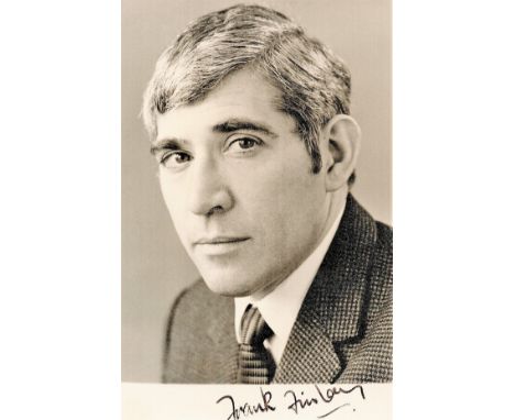 Actor, Frank Finlay signed 6x4 black and white photograph. Finlay, CBE (6 August 1926 - 30 January 2016) was an English stage