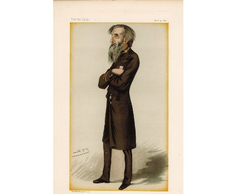 Vanity Fair print. Titled The Salvation Army. Dated 25/11/1882. General Booth. Approx size 14x12. Good condition. All autogra