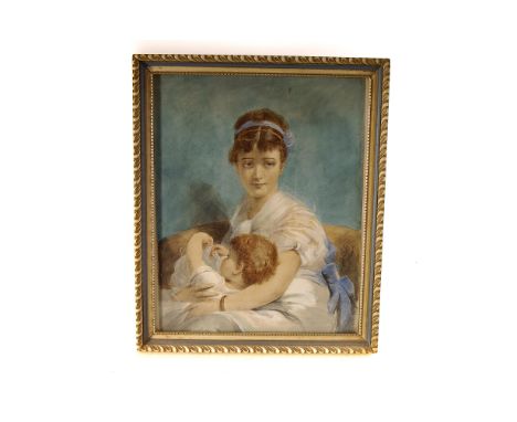 After Chaplin, 20th century, a watercolour study portrait of the Marquis de Sade, framed and glazed 
