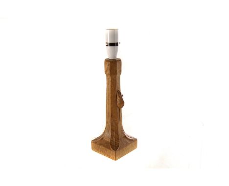 A Mouseman table lamp, approx. 24cm H 