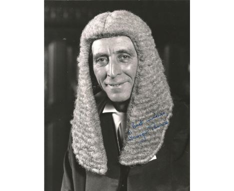 Thomas George Thomas, 1st Viscount Tonypandy signed black and white photograph, approx 8x7. Thomas was a British Labour polit
