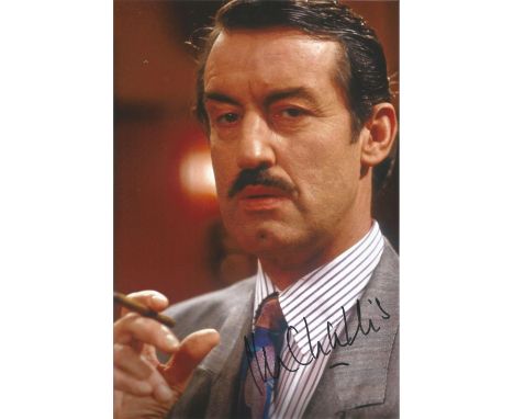 John Challis signed 12x8 colour photograph pictured during his time playing Boyce during the hit British comedy drama, Only F