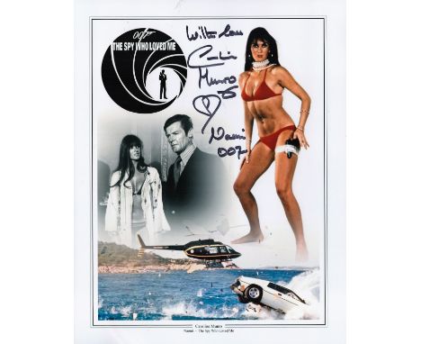 James Bond, Bond Girl, Caroline Munro signed 10x8 colour promo photograph. Munro is well known for her role as Bond girl Naom