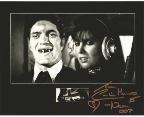 Caroline Munro, signed 10x8 promo photo taken during her time playing Naomi in 007 James Bond spy film, The Spy Who Loved Me.