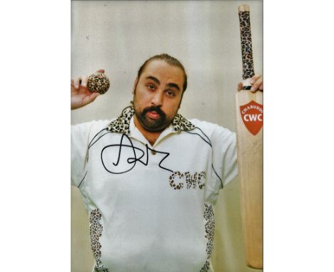 Asim Chaudhry signed 12x8 colour photo. Asim Chaudhry is a British comedian, writer, director and actor best known for playin