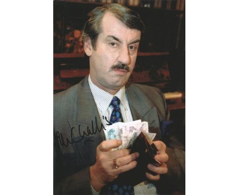 John Challis signed 12x8 colour photograph pictured during his time playing Boyce in the long-running BBC Television sitcom O