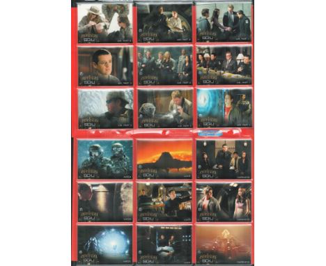 Stargate Universe collection base set 8 complete sheets 72 trading cards. Stargate Universe (often abbreviated as SGU) is a C