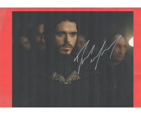 Richard Madden signed10x8 colour photograph picturing his time playing Robb Stark in the fantasy drama series Game of Thrones