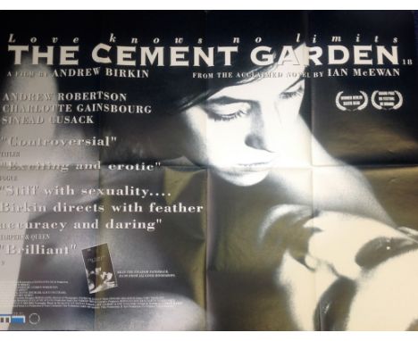 The Cement Garden 30x40 approx movie poster from the 1993 British drama film written and directed by Andrew Birkin. It is bas