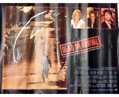 Dead on Arrival 30x40 movie poster from the 1988 American crime-thriller film and a remake of the 1949 film noir of the same 