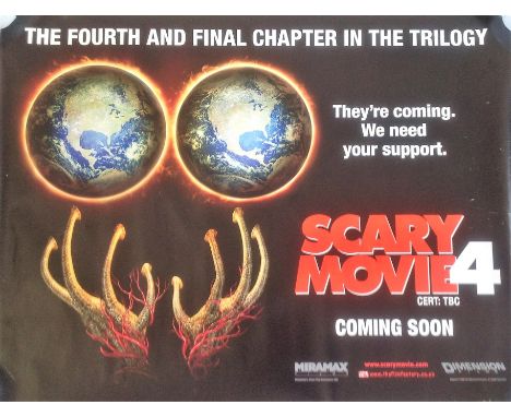 Scary Movie 4 40x30 movie poster from the 2006 American science fantasy horror comedy film and the fourth film in the Scary M