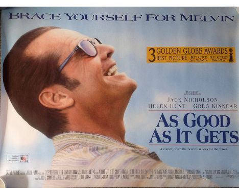 As Good as it Gets 40x30 movie poster from the 1997 American romantic comedy film directed by James L. Brooks, who co-wrote i