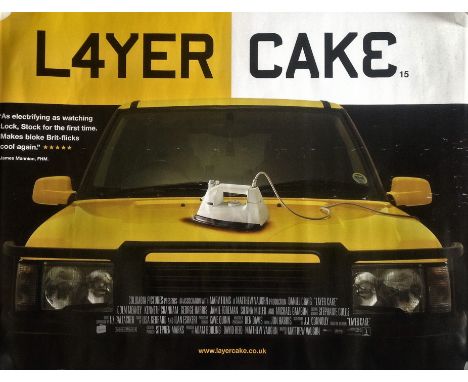 Layer Cake 40x30 movie poster from the 2004 British crime film directed by Matthew Vaughn, in his directorial debut. The scre