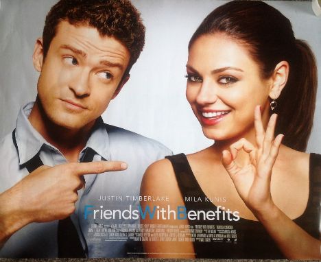 Friends with Benefits 40x30 movie poster from the 2011 American romantic comedy film directed by Will Gluck, and starring Jus