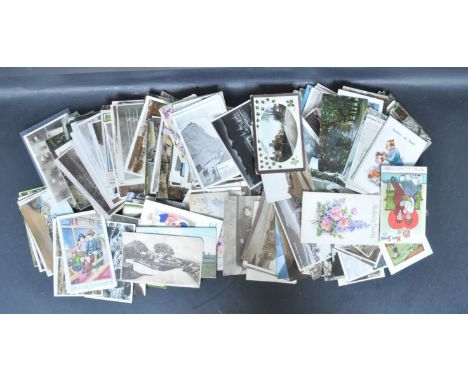 A collection of vintage 20th century postcards. The collection include buildings, castles, landmarks and landscapes, tourist 