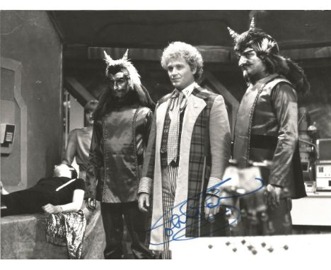 Doctor Who collection contains a 8x6 black and white signed photograph by Colin Baker pictured as he plays the Doctor plus th